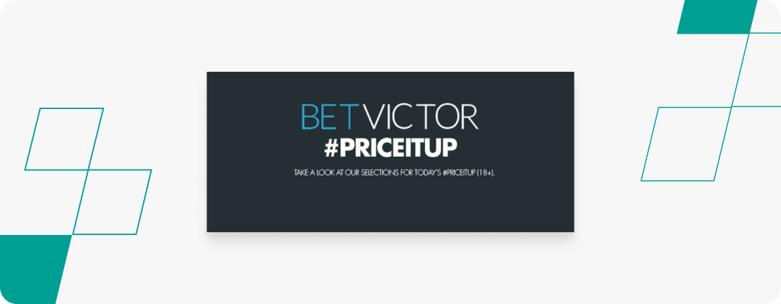 BetVictor #PriceItUp Screenshot