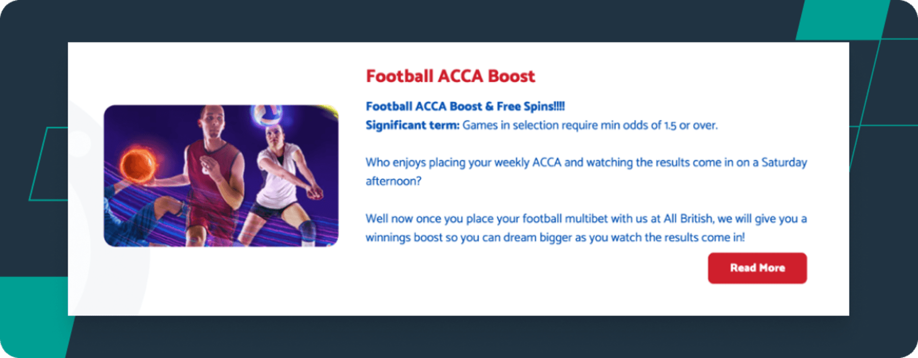 allbritishcasino football acca promotion desktop screenshot